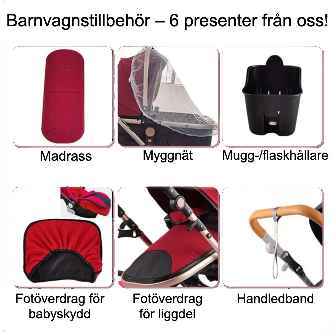 Barnvagn Urban-Comfort 3-i-1